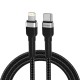 Wozinsky WNBCL2 Lightning / USB-C PD 30W cable 2 m - black Wozinsky WNBCL2 Lightning / USB-C PD 30W cable 2 m - black