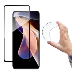 Wozinsky Full Cover Flexi Nano Glass Film Tempered Glass With Frame Xiaomi Redmi Note 11 Pro + / 11 Pro Transparent Wozinsky Full Cover Flexi Nano Glass Film Tempered Glass With Frame Xiaomi Redmi Note 11 Pro + / 11 Pro Transparent