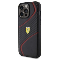 Ferrari Twist Metal Logo Case for iPhone 15 Pro Max - Black Ferrari Twist Metal Logo Case for iPhone 15 Pro Max - Black