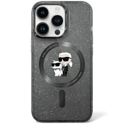 Karl Lagerfeld KLHMN61HGKCNOK iPhone 11 / Xr 6.1" black/black hardcase Karl&amp;amp;Choupette Glitter MagSafe