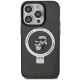 Karl Lagerfeld Ring Stand Karl&Choupette MagSafe case for iPhone 11 / Xr - black Karl Lagerfeld Ring Stand Karl&Choupette MagSafe case for iPhone 11 / Xr - black