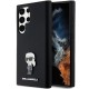 Karl Lagerfeld Silicone Ikonik Metal Pin case for Samsung Galaxy S23 Ultra - black Karl Lagerfeld Silicone Ikonik Metal Pin case for Samsung Galaxy S23 Ultra - black