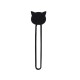 Silicone cable reel - black Silicone cable reel - black