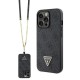 Guess GUHCP13LP4TDSCPK Case for iPhone 13 Pro / 13 - Black Crossbody 4G Metal Logo Guess GUHCP13LP4TDSCPK Case for iPhone 13 Pro / 13 - Black Crossbody 4G Metal Logo