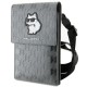 Karl Lagerfeld Case KLWBSAKHPCG Handbag - Silver Saffiano Monogram Choupette Karl Lagerfeld Case KLWBSAKHPCG Handbag - Silver Saffiano Monogram Choupette