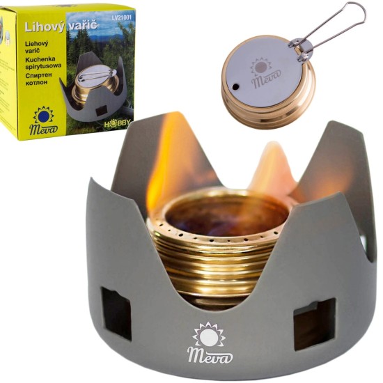 Tourist alcohol stove fueled with ethanol and alcohol MEVA Tourist alcohol stove fueled with ethanol and alcohol MEVA
