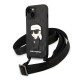 Karl Lagerfeld KLHCP14MSTKMK iPhone 14 Plus 6.7" black/black hardcase Monogram Ikonik Patch Karl Lagerfeld KLHCP14MSTKMK iPhone 14 Plus 6.7" black/black hardcase Monogram Ikonik Patch