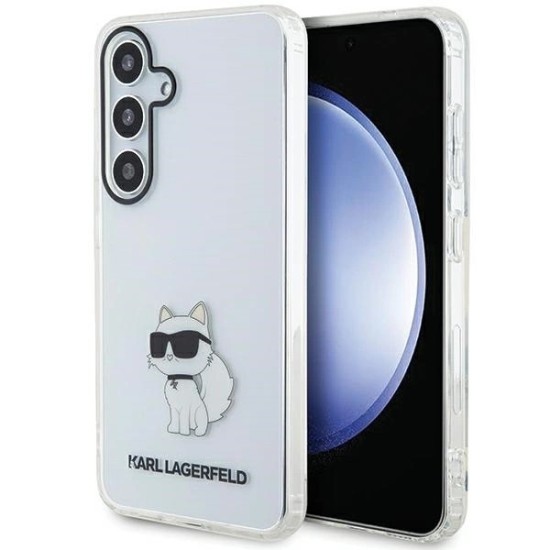 Karl Lagerfeld KLHCS24MHNCHTCT S24+ S926 transparent hardcase IML Choupette Karl Lagerfeld KLHCS24MHNCHTCT S24+ S926 transparent hardcase IML Choupette