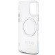 Guess Metal Outline Magsafe case for iPhone 12 / iPhone 12 Pro - silver Guess Metal Outline Magsafe case for iPhone 12 / iPhone 12 Pro - silver