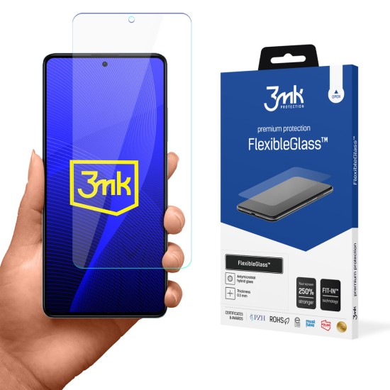 Tempered Glass for Xiaomi Redmi Note 12 Pro Hybrid Flexi 7H Series 3mk FlexibleGlass Tempered Glass for Xiaomi Redmi Note 12 Pro Hybrid Flexi 7H Series 3mk FlexibleGlass