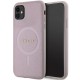 Guess GUHMN61PSAHMCP case for iPhone 11 / Xr - pink Saffiano MagSafe Guess GUHMN61PSAHMCP case for iPhone 11 / Xr - pink Saffiano MagSafe
