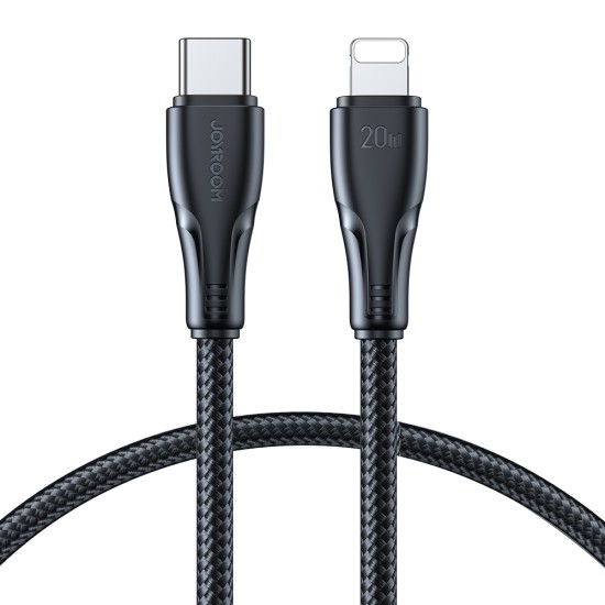 JOYROOM USB-C To Lightning Cable BRAIDED 1.2M BLACK 30W S-A11 JOYROOM USB-C To Lightning Cable BRAIDED 1.2M BLACK 30W S-A11