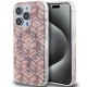 Guess IML GCube MagSafe case for iPhone 15 Pro - pink Guess IML GCube MagSafe case for iPhone 15 Pro - pink