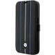 Case BMW BMBKP14L22RVSK iPhone 14 Pro 6.1" black/black bookcase Leather Stamp Blue Lines Case BMW BMBKP14L22RVSK iPhone 14 Pro 6.1" black/black bookcase Leather Stamp Blue Lines