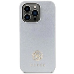 Guess GUHCP15MPS4DGPS iPhone 15 Plus 6.7" silver/silver hardcase Strass Metal Logo Guess GUHCP15MPS4DGPS iPhone 15 Plus 6.7" silver/silver hardcase Strass Metal Logo