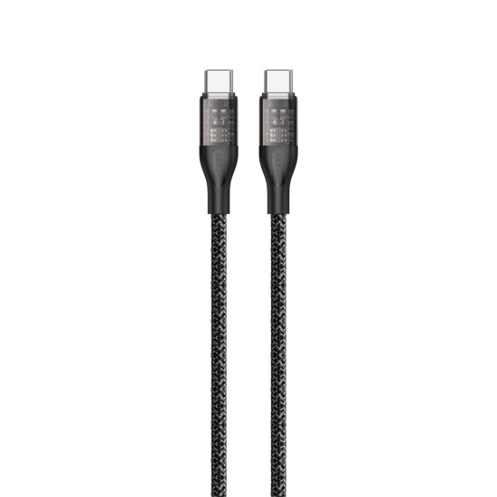 Dudao L22C USB-C - USB-C cable 120W 1m - gray Dudao L22C USB-C - USB-C cable 120W 1m - gray