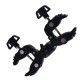 Double-sided clamp holder for the camera - black Double-sided clamp holder for the camera - black