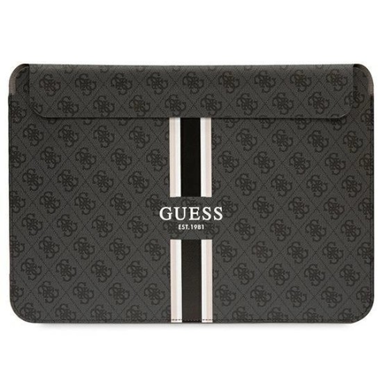 Guess 4G Printed Stripes cover for a 16" laptop - black Guess 4G Printed Stripes cover for a 16" laptop - black