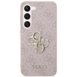 Guess 4G Big Metal Logo Case for Samsung Galaxy S24 - Pink