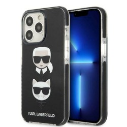 Karl Lagerfeld Karl&Choupette Head Case for iPhone 13 Pro / iPhone 13 - Black Karl Lagerfeld Karl&Choupette Head Case for iPhone 13 Pro / iPhone 13 - Black