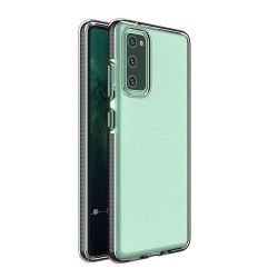 Spring Case clear TPU gel protective cover with colorful frame for Samsung Galaxy A72 4G black Spring Case clear TPU gel protective cover with colorful frame for Samsung Galaxy A72 4G black