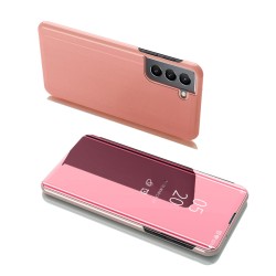 Clear View Case Flip Cover for Samsung Galaxy S22 + (S22 Plus) pink Clear View Case Flip Cover for Samsung Galaxy S22 + (S22 Plus) pink