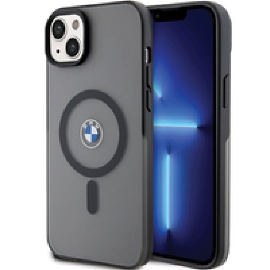 BMW Signature MagSafe Case for iPhone 14 Plus/15 Plus - Black BMW Signature MagSafe Case for iPhone 14 Plus/15 Plus - Black
