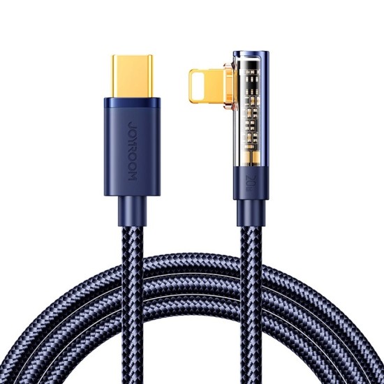 Joyroom Gaming Cable S-CL020A6 Lightning (angled) / USB-C (straight) 20W 1.2 m - blue Joyroom Gaming Cable S-CL020A6 Lightning (angled) / USB-C (straight) 20W 1.2 m - blue