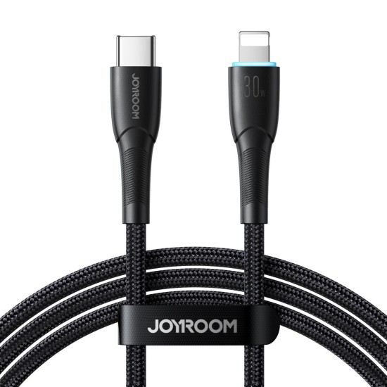 Joyroom Starry Series SA32-CL3 30W USB-C / Lightning cable 1m - black Joyroom Starry Series SA32-CL3 30W USB-C / Lightning cable 1m - black