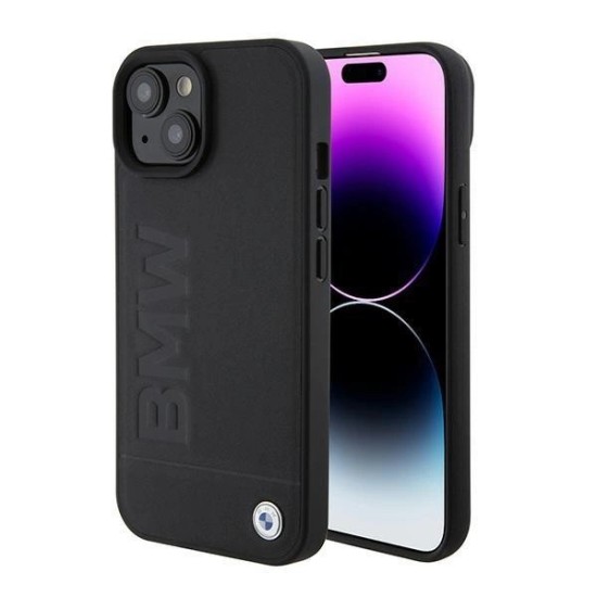 BMW BMHMP15SSLLBK iPhone 15 6.1" black/black Magsafe hardcase Signature Logo Imprint BMW BMHMP15SSLLBK iPhone 15 6.1" black/black Magsafe hardcase Signature Logo Imprint