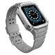 Protect Strap Band for Apple Watch 38/40/41mm Armored Case Strap - Gray, Silver Protect Strap Band for Apple Watch 38/40/41mm Armored Case Strap - Gray, Silver