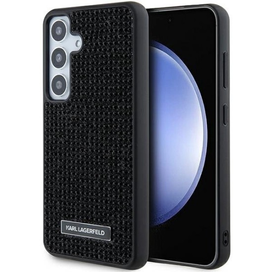 Karl Lagerfeld Rhinestone Metal Logo case for Samsung Galaxy S24 - black Karl Lagerfeld Rhinestone Metal Logo case for Samsung Galaxy S24 - black