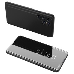 Clear View Case for Xiaomi POCO C65 / Redmi 13C with flap - black