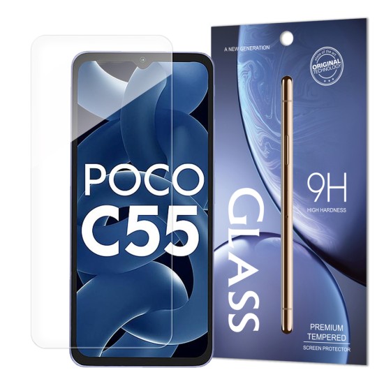 Standard Tempered Glass Envelope tempered glass for Xiaomi Redmi 11A / Poco C55 / Redmi 12C 9H Standard Tempered Glass Envelope tempered glass for Xiaomi Redmi 11A / Poco C55 / Redmi 12C 9H