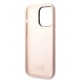 Karl Lagerfeld KLHCP14LSNIKBCP iPhone 14 Pro 6.1" hardcase pink/pink Silicone Ikonik