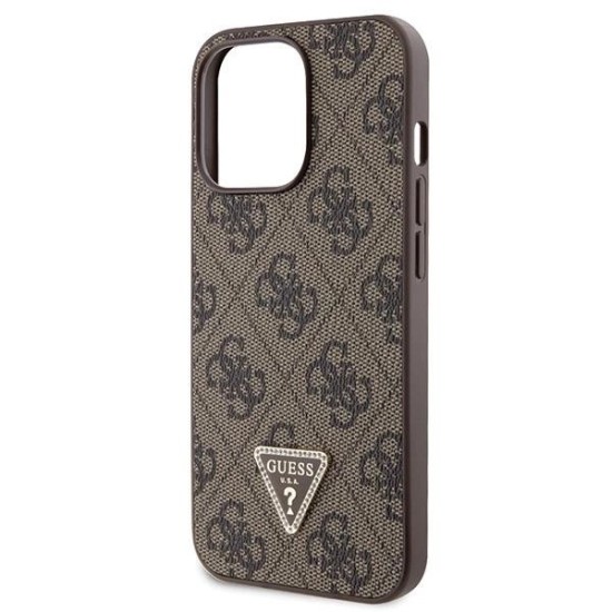 Guess GUHCP13LP4TDSCPW Case for iPhone 13 Pro / 13 - Brown Crossbody 4G Metal Logo Guess GUHCP13LP4TDSCPW Case for iPhone 13 Pro / 13 - Brown Crossbody 4G Metal Logo