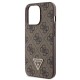 Guess GUHCP13LP4TDSCPW Case for iPhone 13 Pro / 13 - Brown Crossbody 4G Metal Logo Guess GUHCP13LP4TDSCPW Case for iPhone 13 Pro / 13 - Brown Crossbody 4G Metal Logo