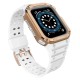 Protect Strap Band for Apple Watch 38/40/41mm Armored Case Strap - White, Rose Gold Protect Strap Band for Apple Watch 38/40/41mm Armored Case Strap - White, Rose Gold