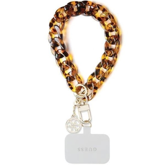 Guess GUOUCBMC4MT Universal Big Hand Strap Acetate Acrylic 4G Charm Case Guess GUOUCBMC4MT Universal Big Hand Strap Acetate Acrylic 4G Charm Case