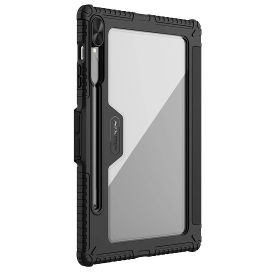 Nillkin Bumper Leather Case Pro case for Samsung Galaxy Tab S9+ - black Nillkin Bumper Leather Case Pro case for Samsung Galaxy Tab S9+ - black