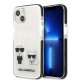 Karl Lagerfeld KLHCP13STPEKCW iPhone 13 mini 5.4" hardcase white/white Karl&amp;amp;Choupette