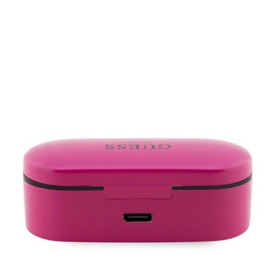 Guess GUTWST31EM TWS Bluetooth headphones + magenta docking station Guess GUTWST31EM TWS Bluetooth headphones + magenta docking station