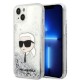 Karl Lagerfeld KLHCP14MLNKHCH iPhone 14 Plus 6.7" silver/silver hardcase Glitter Karl Head Karl Lagerfeld KLHCP14MLNKHCH iPhone 14 Plus 6.7" silver/silver hardcase Glitter Karl Head