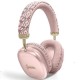 Guess GCube Metallic Script Logo Headphones - Pink Guess GCube Metallic Script Logo Headphones - Pink