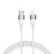 Wozinsky WSTCL1 Lightning / USB-C PD 27W cable 1 m - white Wozinsky WSTCL1 Lightning / USB-C PD 27W cable 1 m - white