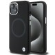BMW Signature Liquid Silicone MagSafe case for iPhone 15 - black BMW Signature Liquid Silicone MagSafe case for iPhone 15 - black