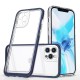 Clear 3in1 case for iPhone 12 Pro blue frame gel cover Clear 3in1 case for iPhone 12 Pro blue frame gel cover