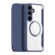 Dux Ducis Skin X Pro case for Samsung S24+ with magnetic ring and flap - blue Dux Ducis Skin X Pro case for Samsung S24+ with magnetic ring and flap - blue
