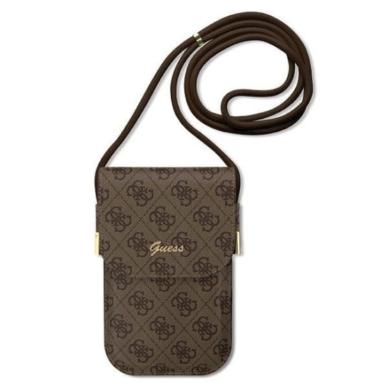 Guess 4G Metal Script Logo handbag - brown Guess 4G Metal Script Logo handbag - brown