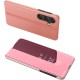 Clear View Case cover for Samsung Galaxy A24 4G cover with a flap pink Clear View Case cover for Samsung Galaxy A24 4G cover with a flap pink